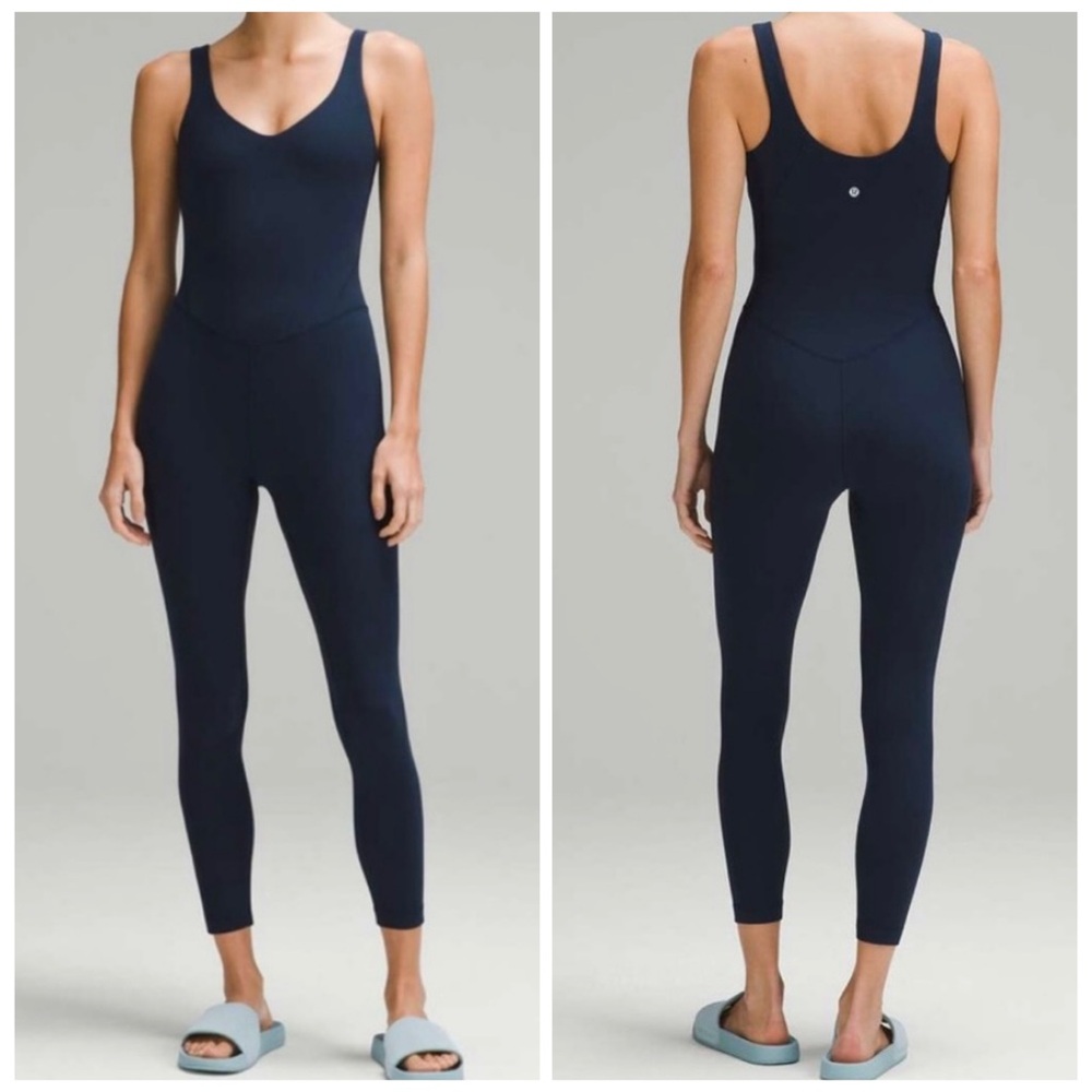 🍋Lululemon Jumpsuit Align™ Bodysuit 25" TRNV 6 Color True Navy Size 6
